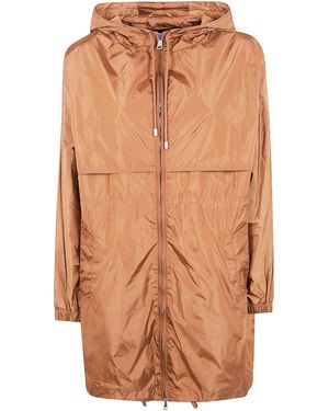 Semicouture Nylon Parka - Brown