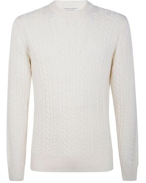FILIPPO DE LAURENTIIS Crew Neck Jumper - White