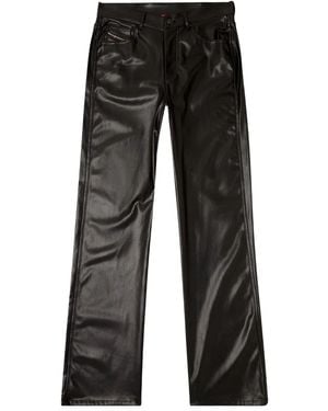 DIESEL Faxu Leather Pants - Black