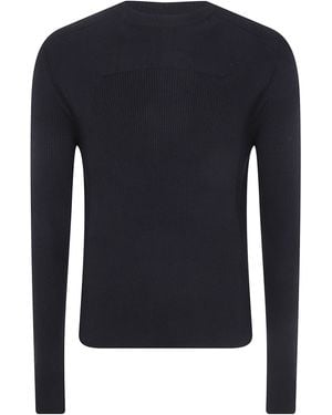 Rick Owens Jumper Long Sleeve "Ribbed Geo" - Blue
