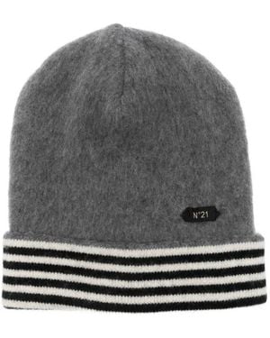 N°21 Knitted Hat - Grey