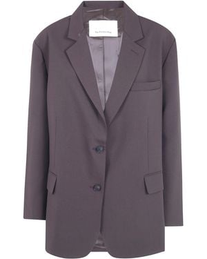 Frankie Shop Jacket Main Feature "Bea" Blazer - Purple