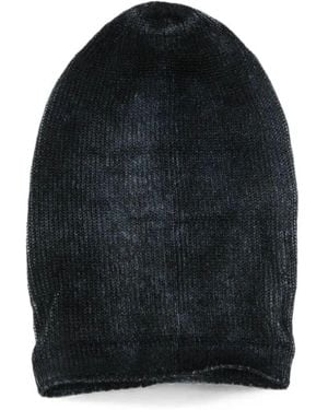 Avant Toi Hat Cashmere "Salt Effect" - Black