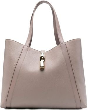 Furla Goccia Large Tote Bag - Natural
