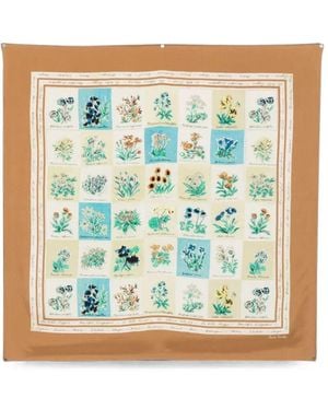 Paul Smith Scarf Garden Stamp - Blue