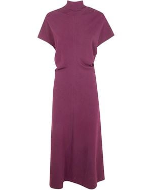 DR. HOPE Bias Cut Dress - Purple