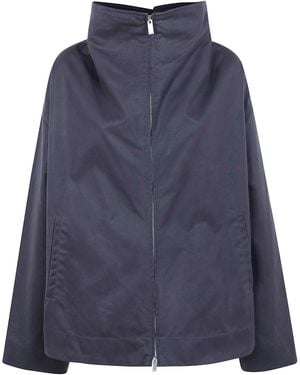 TOTEME "Zipped Country" Jacket - Blue