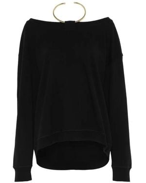 DARKPARK Erin Necklace Off Shoulder Top - Black