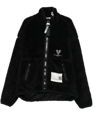 Maison Mihara Yasuhiro Amateur Sewn Wide Back Boa Blouson - Black