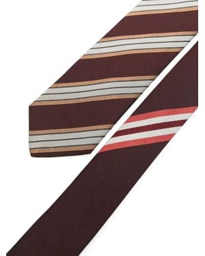 Dries Van Noten Tie Slim Tie - Brown