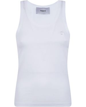 Coperni Lightweight Logo Tank Top - White