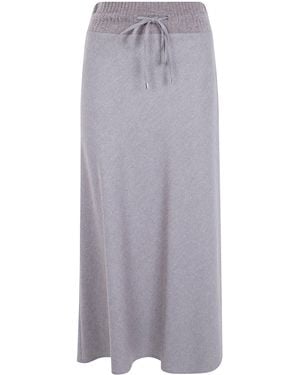 D.exterior D. Exterior Skirt Flared "Flannel" - Grey