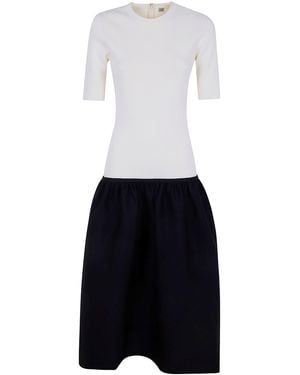 TOTEME "Twinflower Tee" Dress - White