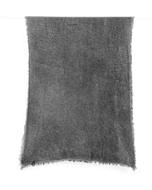 Avant Toi Scarf Cashmere Hand Painted - Grey
