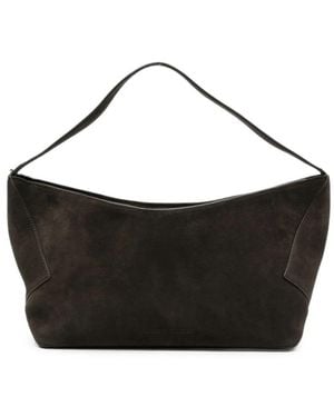 Studio Nicholson Shoulder Bag Zip Detail "Fold Detail Zip Shoulder Bag - Black