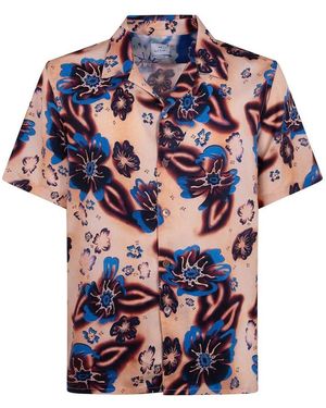 Paul Smith Short Sleeves Casual Fit Shirt - Blue