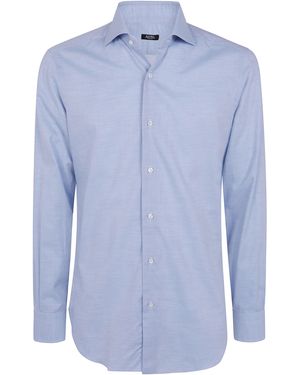 Barba Napoli Shirt Classic Twill "I1U13P0157094.U 0002 Light" - Blue