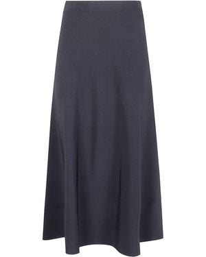 Emporio Armani Light Wheel Skirt - Black