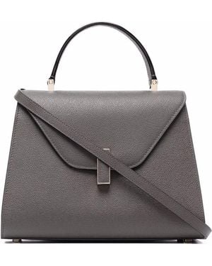 Valextra Medium Tote Bag "Iside" - Grey