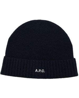 A.P.C. A. P.C. Bonnet 'Colin' By A. P.C - Blue
