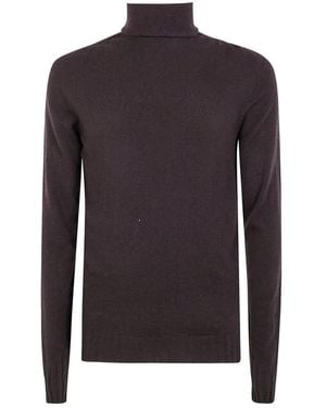 MD75 Cashmere Turtle Neck Jumper - Blue