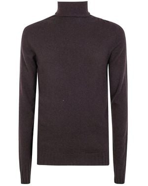 MD75 Cashmere Turtle Neck Jumper - Blue