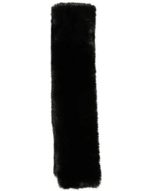 By Malene Birger Sciarpa Furry "Pella" - Nero