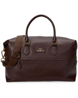 Polo Ralph Lauren Messenger Bag Large Duffle Bag - Brown