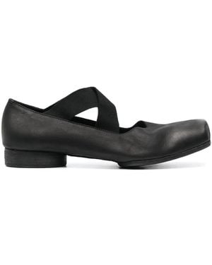 Uma Wang 23Mm Leather Ballet Flats - Black