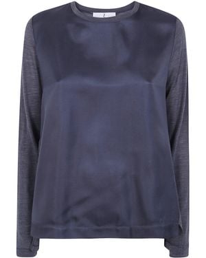 Whyci T-Shirt Girocollo "Wh0040" - Blu