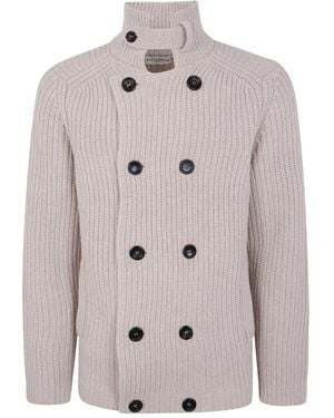 Ballantyne Double Breasted Over Jacket - Gray