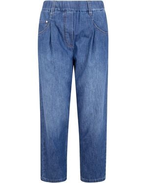 Brunello Cucinelli Denim Cotton Jeans - Blue