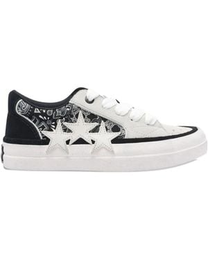 Amiri Bandana Sunset Skate Trainers - White