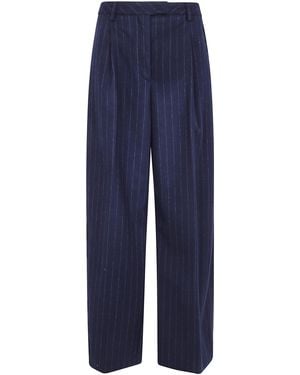 Thelatest Pants Wide Leg "E-Deva" - Blue