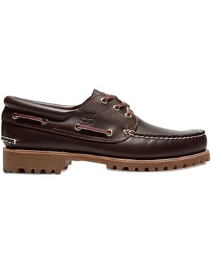 Timberland Authentic" Boat Shoes - Brown