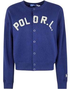 Polo Ralph Lauren Cardigan Sweatshirt - Blue