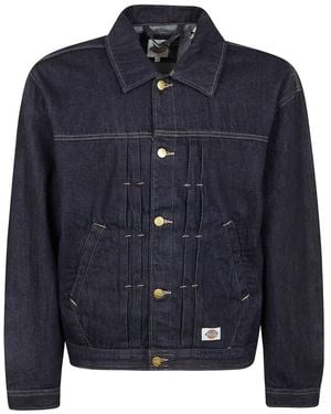 Dickies 'Selvedge Pleated' Denim Jacket - Blue