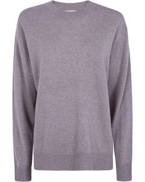P.A.R.O.S.H. P. A.R. O.S. H. Jumper Cashmere Round Neck - Purple