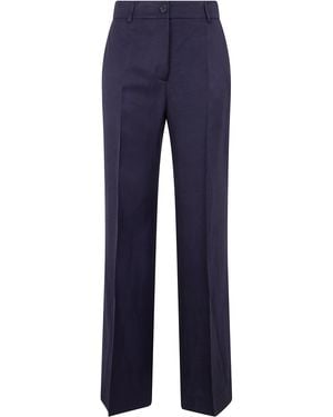 P.A.R.O.S.H. Wide Leg Trousers - Blue