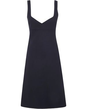 N°21 Midi Dress "Fabric" - Blue