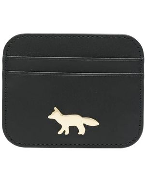 ★MAISON KITSUNE★ EDIE CARDHOLDER カード ホルダー ブラック Maison Kitsuné Wallets and cardholders for Women | Online