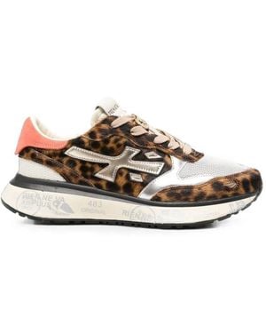 PREMIATA SNEAKERS Sneakers Leopard "Lauryn" - White