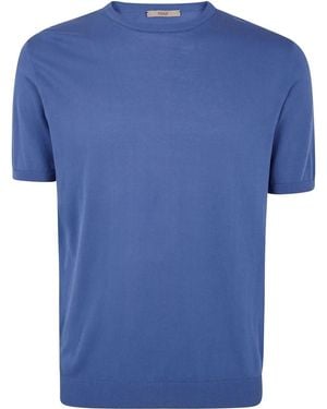 Nuur Short Sleeves Round Neck - Blue