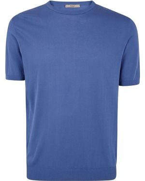 Nuur Short Sleeves Round Neck - Blue