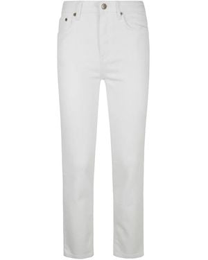Ralph Lauren Hghrs St Ank Ankle Straight Jeans - White