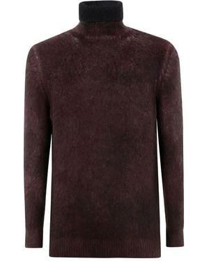 Avant Toi Pullover Collo Alto - Marrone
