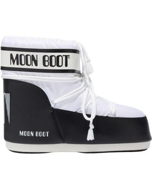 Moon Boot Low Nylon Boots "Icon Moonboot" - White