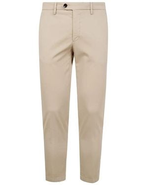 Michael Coal Capri American Pocket Trousers - Natural