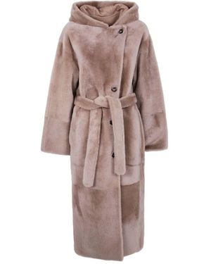 Yves Salomon "Manteau 124Cm" Jacket - Natural