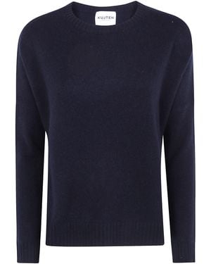 Kujten Sweater 100% Cashmere "Amelie" - Blue